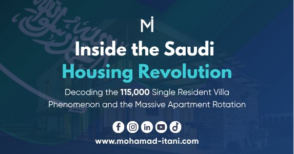 Saudi Housing Shift: The 115k Single-Resident Villa Paradox